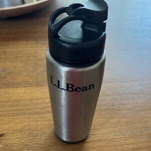 L.L. Bean Stainless Steel Bottle with Black Lid